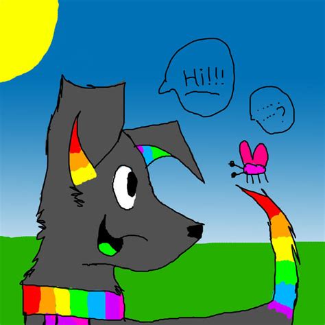 Skittle Meets A Butterfly By Wolfthunder103 On Deviantart