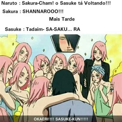 Pin de sakura uchiha em sasusaku Memes engraçados naruto Anime Naruto memes