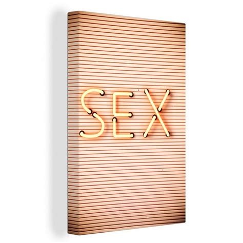 onemillioncanvasses® leinwandbild sex in einem lichtkasten 1 st leinwandbild fertig bespannt