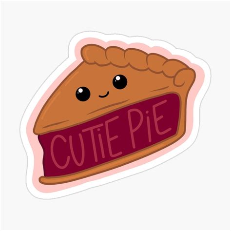 Pie Love Classic Round Sticker Artofit