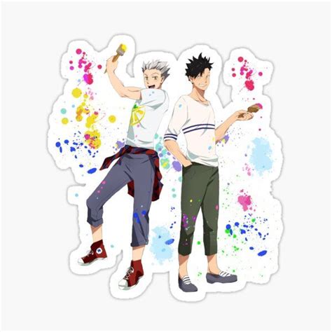 Happy Kuroo Sticker By Itskisaa Kuroo Anime Stickers Cute Stickers