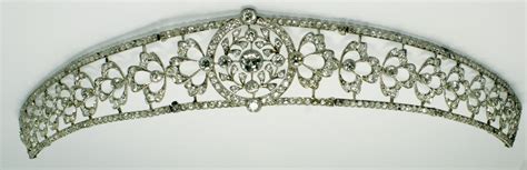 Art Nouveau Tiara Royal Jewelry Jewellery Diamond Tiara Coronet