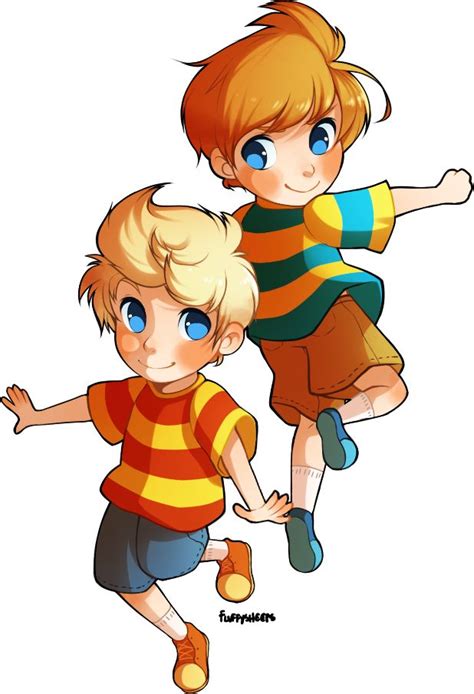 Mother 3 Claus And Lucas By Fluffysheeps Mother Games Lucas Mother 3