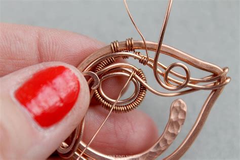 Tutorial Wirewrapped Pendant PDF Tutorial Wire Wrapped Jewelry Wire Wrap Lesson Jewelry Making
