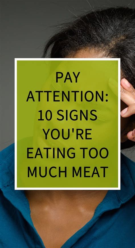 Pay Attention Signs Youre Eating Too Much Meat Hot Sex Picture