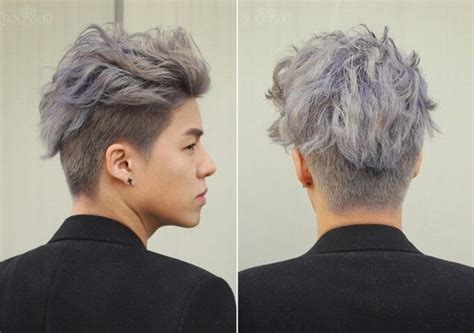 With asian hair, in order to get blonde, bright shades etc you have to go through the bleaching process and bleach it quite light in order to get the bold color to show up properly. Bleached Hair for Men: Achieve the Platinum Blonde Look
