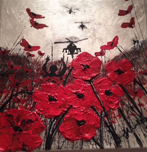 War Poppy Series No2 By Jacqueline Hurley