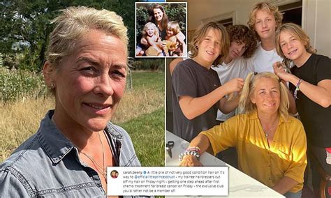 Sarah Beeny 50 Reveals Shes Been Diagnosed With Breast Cancer Daily Mail Online