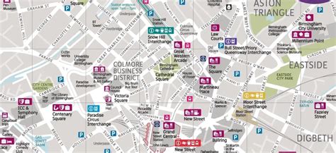 Birmingham Uk Map Tourism And Travel Guide Free Pdf Maps