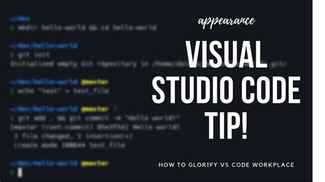Make Visual Code Editor More Attractive And Beautiful Tip Youtube