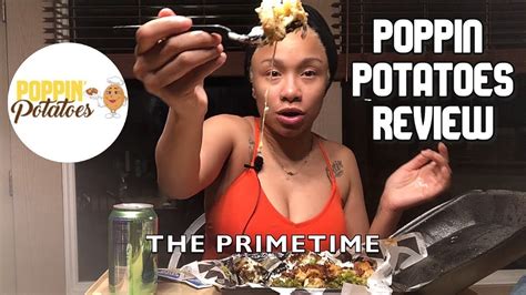 Poppin Potatoes Review Mukbang ‼️ Black Owned Business 🖤 Youtube