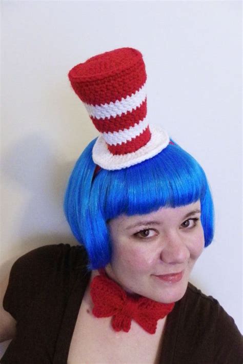 Dr Seuss Cat In The Hat Top Hat With Matching Bow Ready Etsy Top