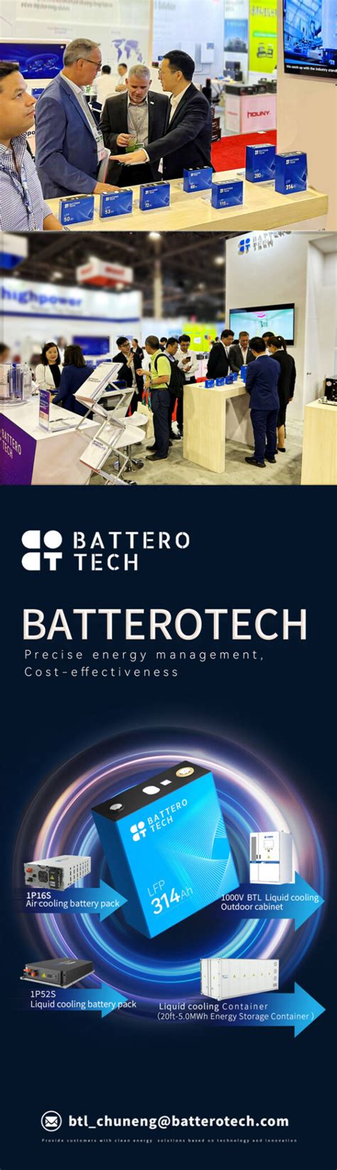 Batterotech Debuts Advanced 314ah And 53ah Battery Technologies At Re2023 Signaling A New Era