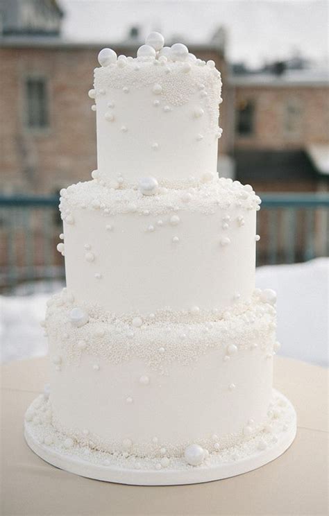 61 Exquisite All White Wedding Cakes Weddingomania