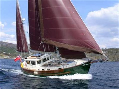 Bigger sails and better performance under sails then her prototype. Fisher 37 ketch in Devon | Sailboats used 72360