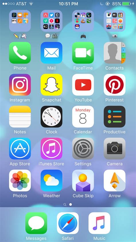 33 Best Iphone Home Screen Layout Images On Pinterest