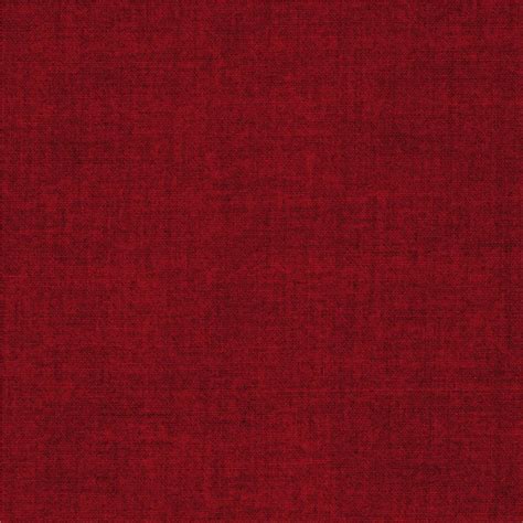 Linen Texture Red Discount Designer Fabric