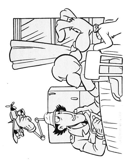 Inspector Gadget Coloring Page Funny Coloring Pages