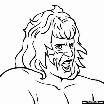 Wwe Coloring Pages Wrestling Warrior Ultimate Sting