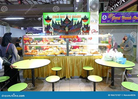 Singapore Hawker Center Retail Industry Editorial Photography Image