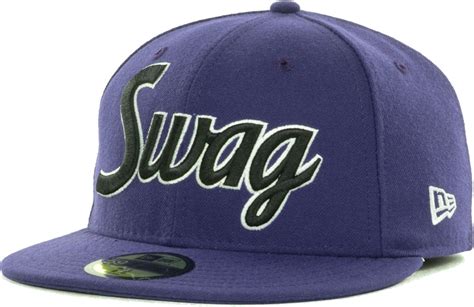 New Era Swag Script 59fifty Fitted Cap Hat New Ebay