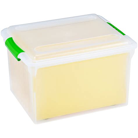 Store And Slide Plastic File Box In File Storage Boxes
