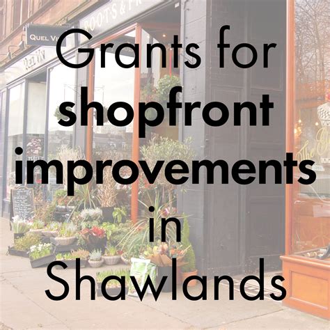 Shopfront Grants Button Glasgow City Heritage Trust
