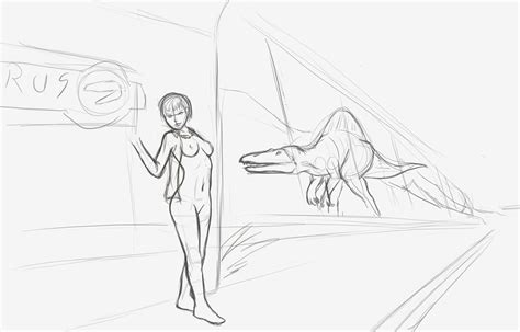 Super Secret Jurassic Park Sketch By Uselessboy Hentai Foundry