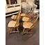 SET OF 5 PINE DINING CHAIRS  Delmarva Furniture Consignment