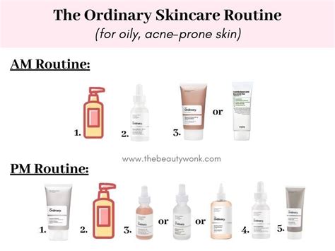 The Ordinary Skincare Routine For Oily Acne Prone Skin Oily Skin Care Routine Night Skin