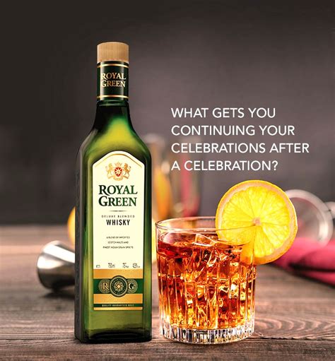 Royal Green Deluxe Blended Whisky 1000 Ml