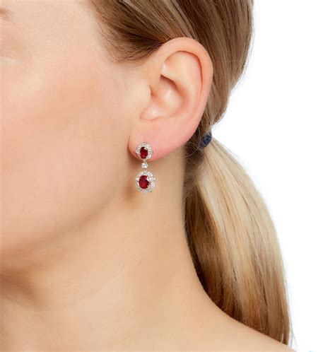 Pair Of Ruby And Diamond Earrings Fine Jewels Sotheby S