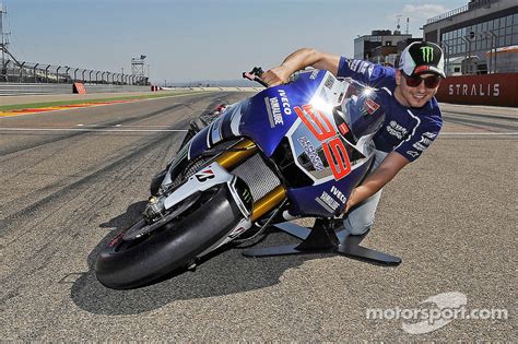 Jorge Lorenzo Yamaha Factory Racing And The Lean Angle Demonstration