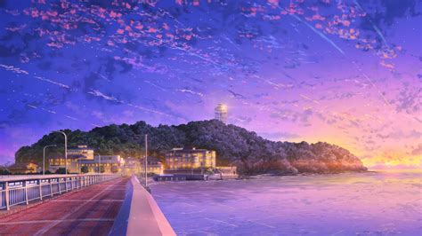 Japan Anime Sky Wallpaper 4k