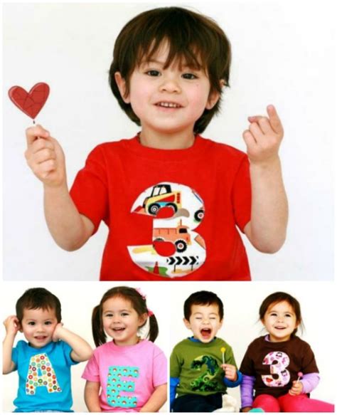 Sewing Pattern 15 Minute Childs Number Birthday Shirt Sewing
