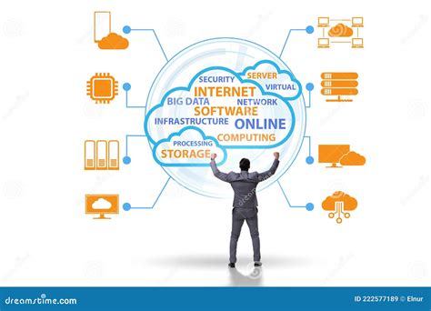 Cloud Computing In Technology Concept Stock Image Image Of Virtual