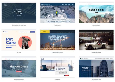 51 modèles de site Web simples et gratuits pour les sites propres