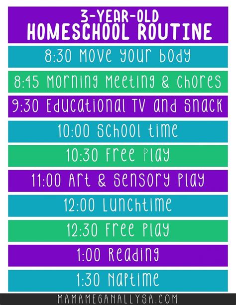 Tot School Schedule Homeschool Preschool Schedule Preschool Routine