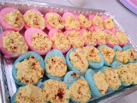 Party route—gender reveal food ideas. 15 Gender Reveal Party Food Ideas to Celebrate Your New ...