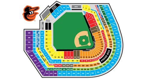 Baltimore Orioles Seating Chart Map Awesome Home