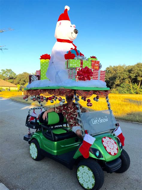 Best In Show Christmas Golf Cart Parade Bridal Shower 101