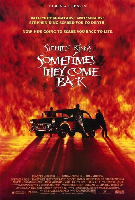 Sometimes They Come Back 27x40 Movie Poster 1992 Films Stephen King
