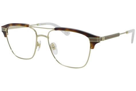 gucci web gg0241o 001 eyeglasses men s gold full rim optical frame 54mm 889652133485 ebay