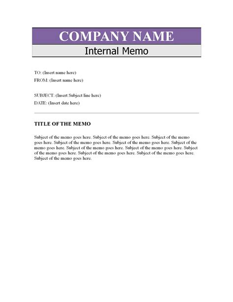 Free Internal Memo Templates In Ms Word Google Doc Vrogue Co