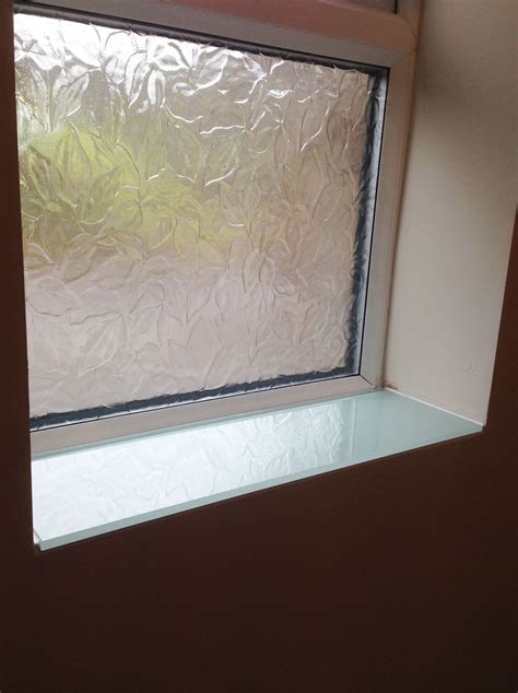 In shower window sill we need a shower window that doesnt have wood. Lombardy Mist Glass Splashback, Upstands & Window Sill | Glass Splashbacks Pro Glass 4