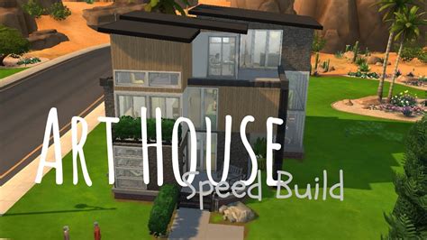The Sims 4 Speed Build Art House Youtube