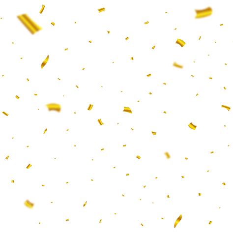 Falling Golden Confetti Vector Design Images Golden Confetti Falling