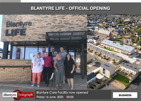 Official Opening Of Blantyre Life Blantyre Telegraph News For Blantyre