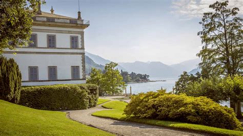 The Gardens Of Villa Melzi Deril The Colours Shine Above Lake Como