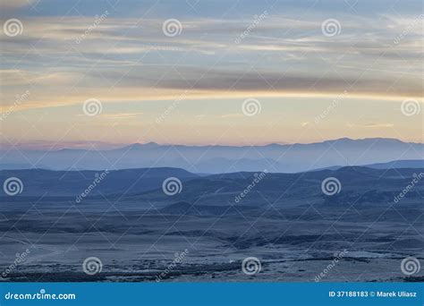 Dusk Over Rocky Mountains Stock Image Image Of Sunset 37188183